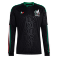 Mexico Third World Cup 2026 Long Sleeve Jersey Black Men's