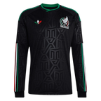 Mexico Third World Cup 2026 Long Sleeve Jersey Black Men's