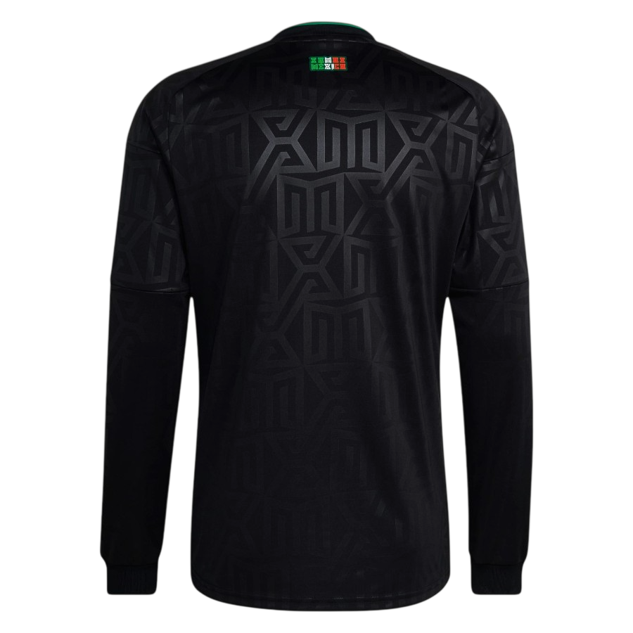 Mexico Third World Cup 2026 Long Sleeve Jersey Black Men's