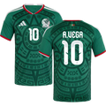 Mexico A. VEGA #10 Home World Cup 2026 Jersey Green Men's