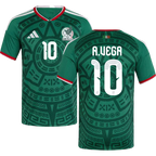 Mexico A. VEGA #10 Home World Cup 2026 Jersey Green Men's