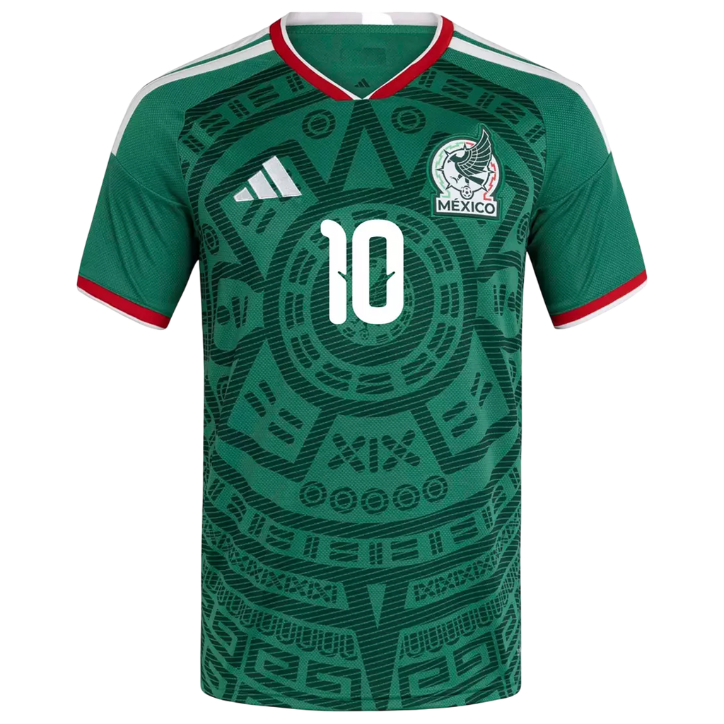 Mexico A. VEGA #10 Home World Cup 2026 Jersey Green Men's