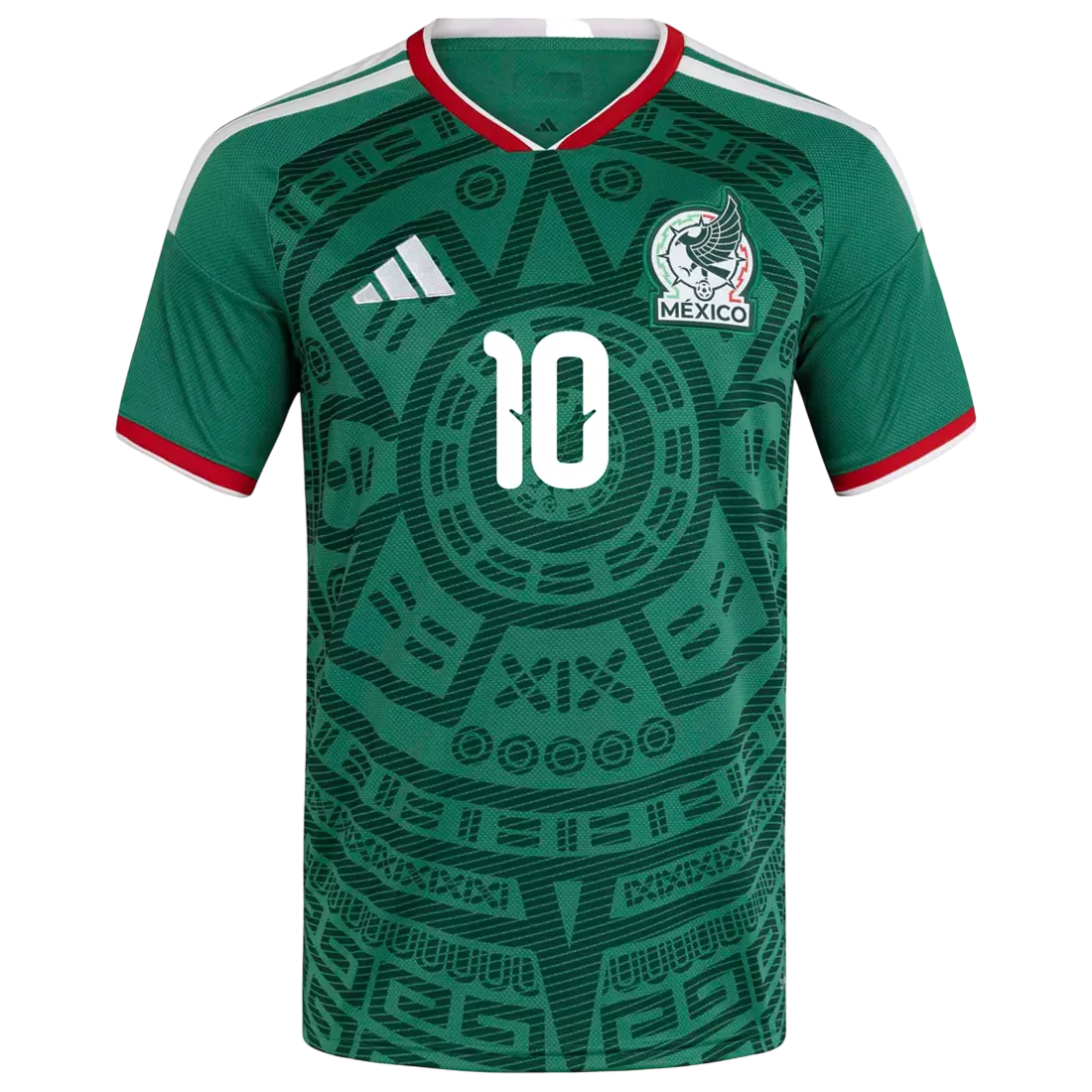 Mexico A. VEGA #10 Home World Cup 2026 Jersey Green Men's