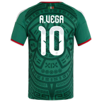 Mexico A. VEGA #10 Home World Cup 2026 Jersey Green Men's