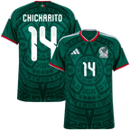 Mexico CHICHARITO #14 Home World Cup 2026 Jersey Green Men's
