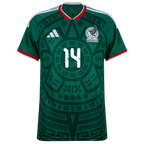 Mexico CHICHARITO #14 Home World Cup 2026 Jersey Green Men's