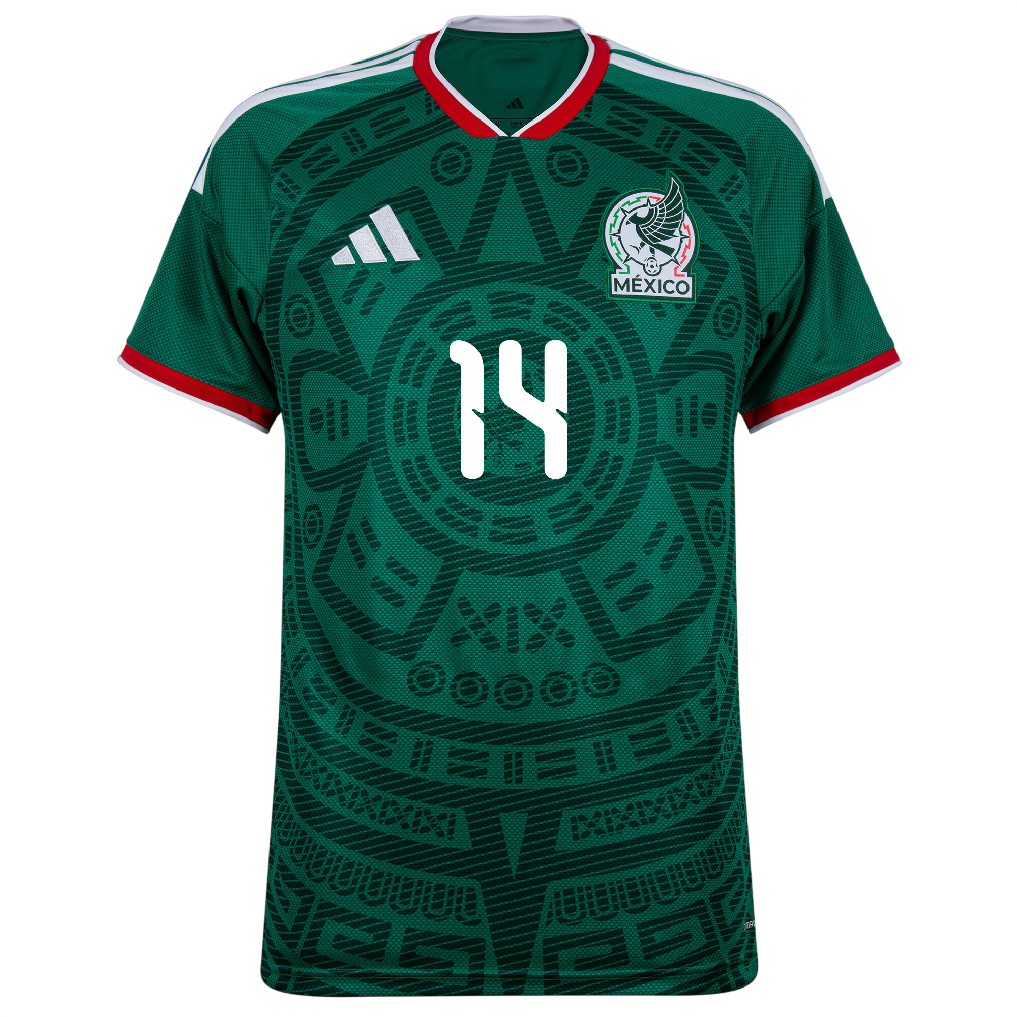 Mexico CHICHARITO #14 Home World Cup 2026 Jersey Green Men's