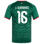 Mexico QUINONES #16 Home World Cup 2026 Jersey Green Men's