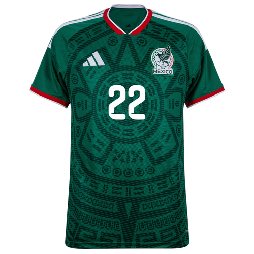 Mexico H.LOZANO #22 Home World Cup 2026 Jersey Green Men's