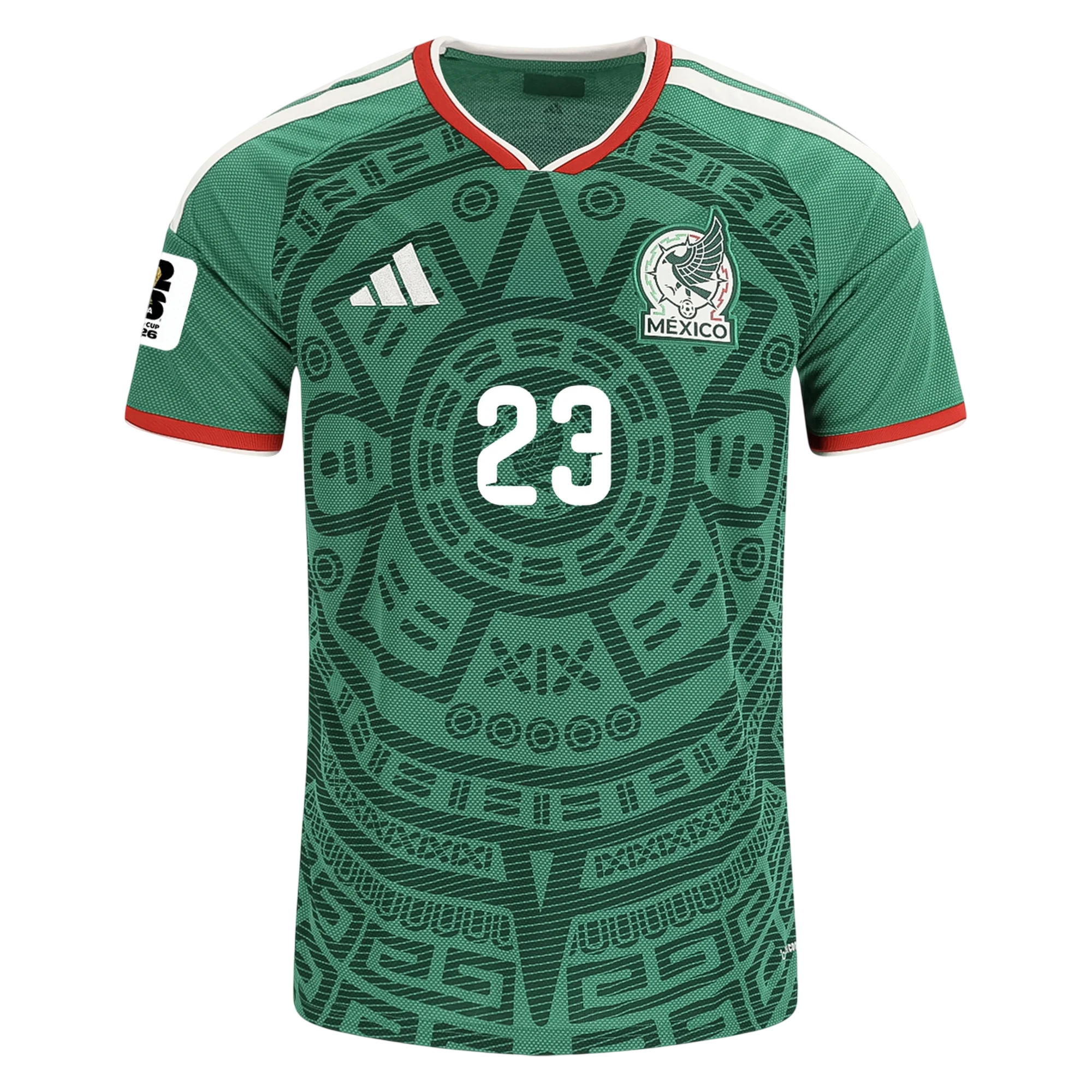 Mexico J. GALLARDO #23 Home World Cup 2026 Jersey Green Men's