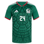 Mexico L. CHAVEZ #24 Home World Cup 2026 Jersey Green Men's