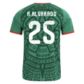 Mexico R. ALVARADO #25 Home World Cup 2026 Jersey Green Men's