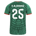 Mexico R. ALVARADO #25 Home World Cup 2026 Jersey Green Men's