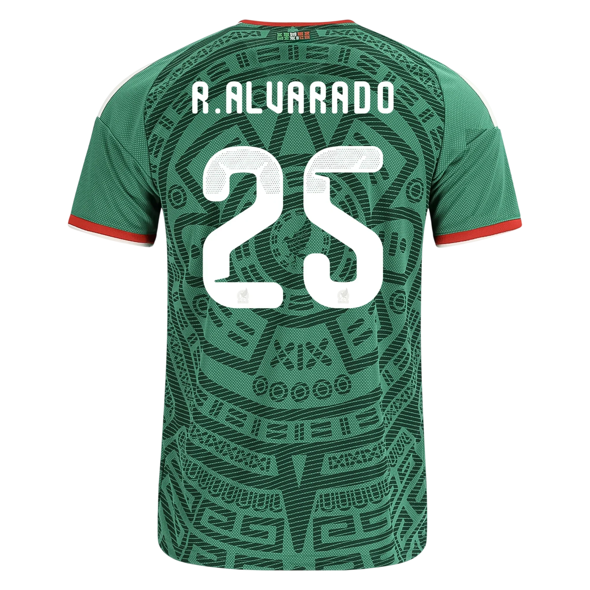 Mexico R. ALVARADO #25 Home World Cup 2026 Jersey Green Men's