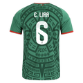 Mexico E. LIRA #6 Home World Cup 2026 Jersey Green Men's