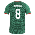 Mexico A. FIDALGO #8 Home World Cup 2026 Jersey Green Men's