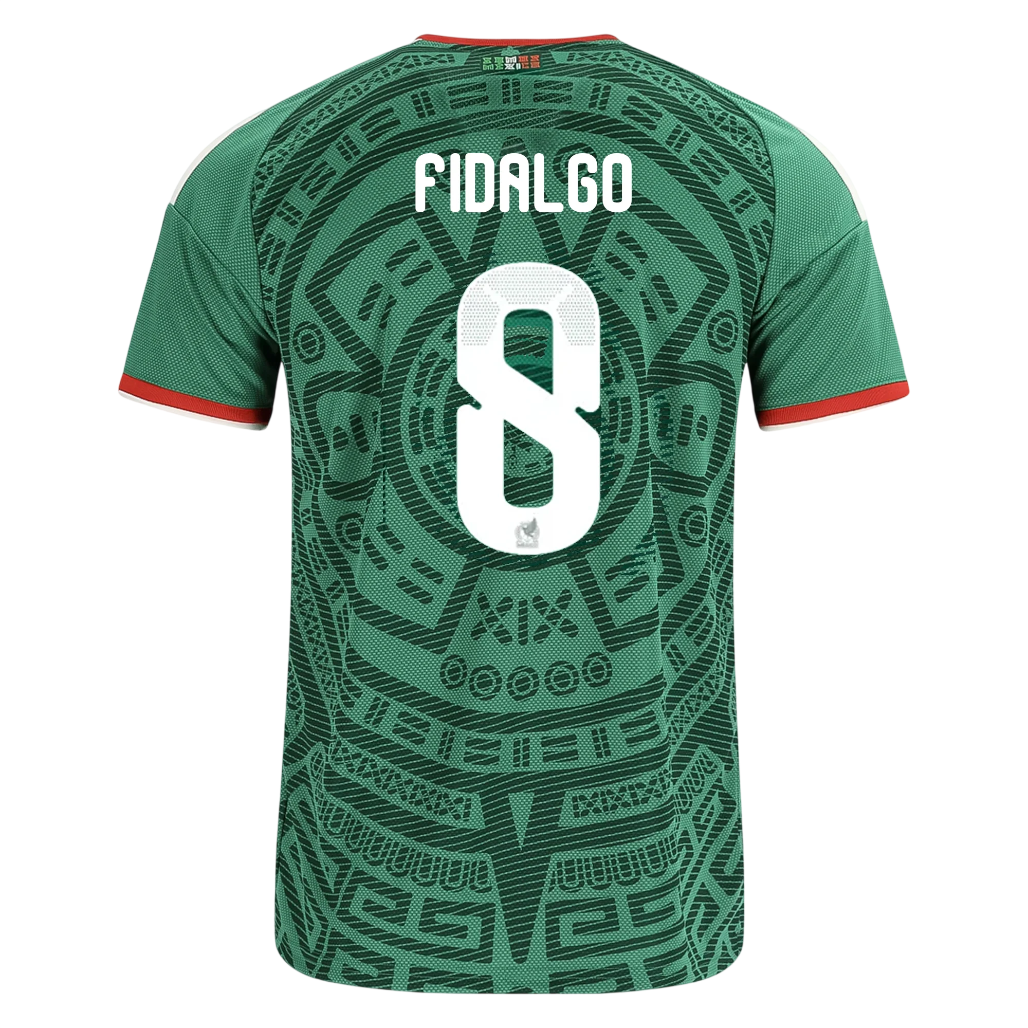 Mexico A. FIDALGO #8 Home World Cup 2026 Jersey Green Men's