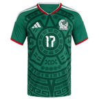 Mexico ORBERLIN #17 Home World Cup 2026 Jersey Green Men's