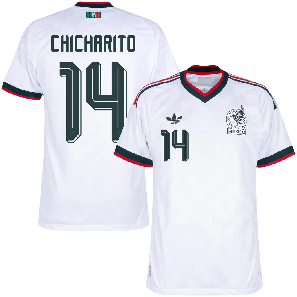 Mexico CHICHARITO #14 Away World Cup 2026 Jersey Player's Version White Men's