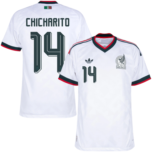 Mexico CHICHARITO #14 Away World Cup 2026 Jersey Player's Version White Men's