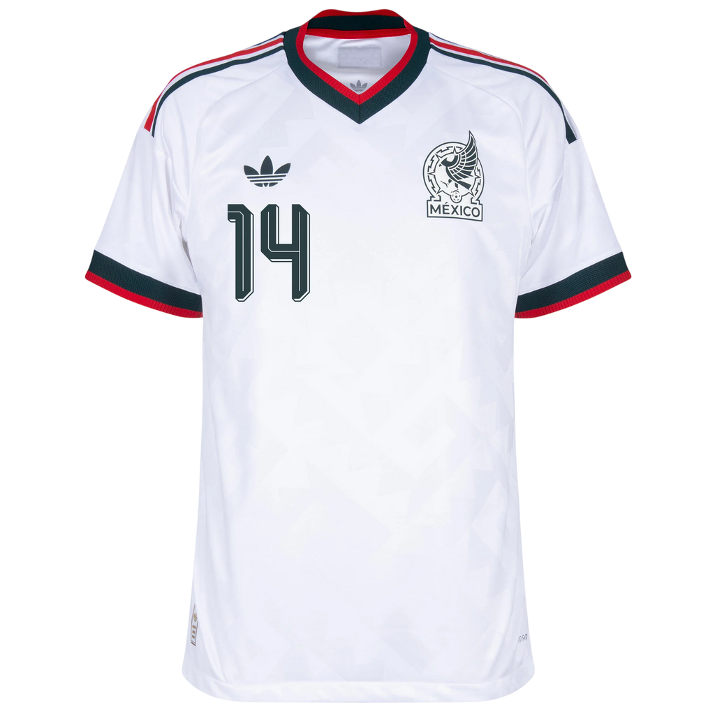 Mexico CHICHARITO #14 Away World Cup 2026 Jersey Player's Version White Men's