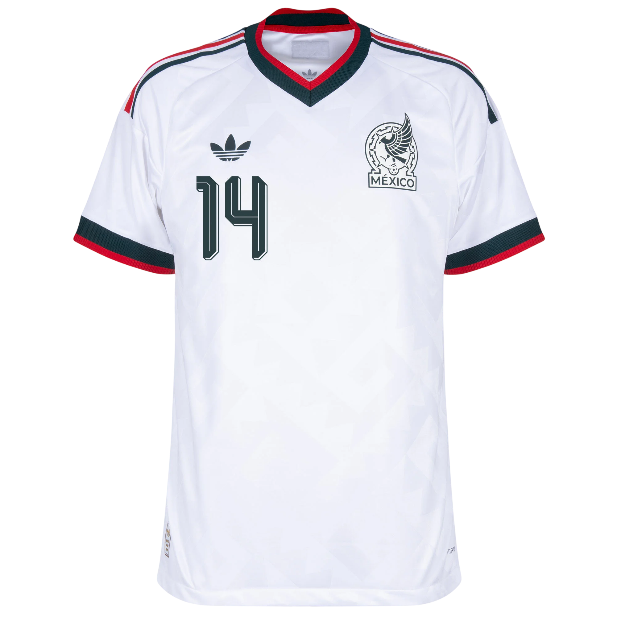 Mexico CHICHARITO #14 Away World Cup 2026 Jersey Player's Version White Men's