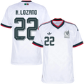 Mexico H.LOZANO #22 Away World Cup 2026 Jersey Player's Version White Men's