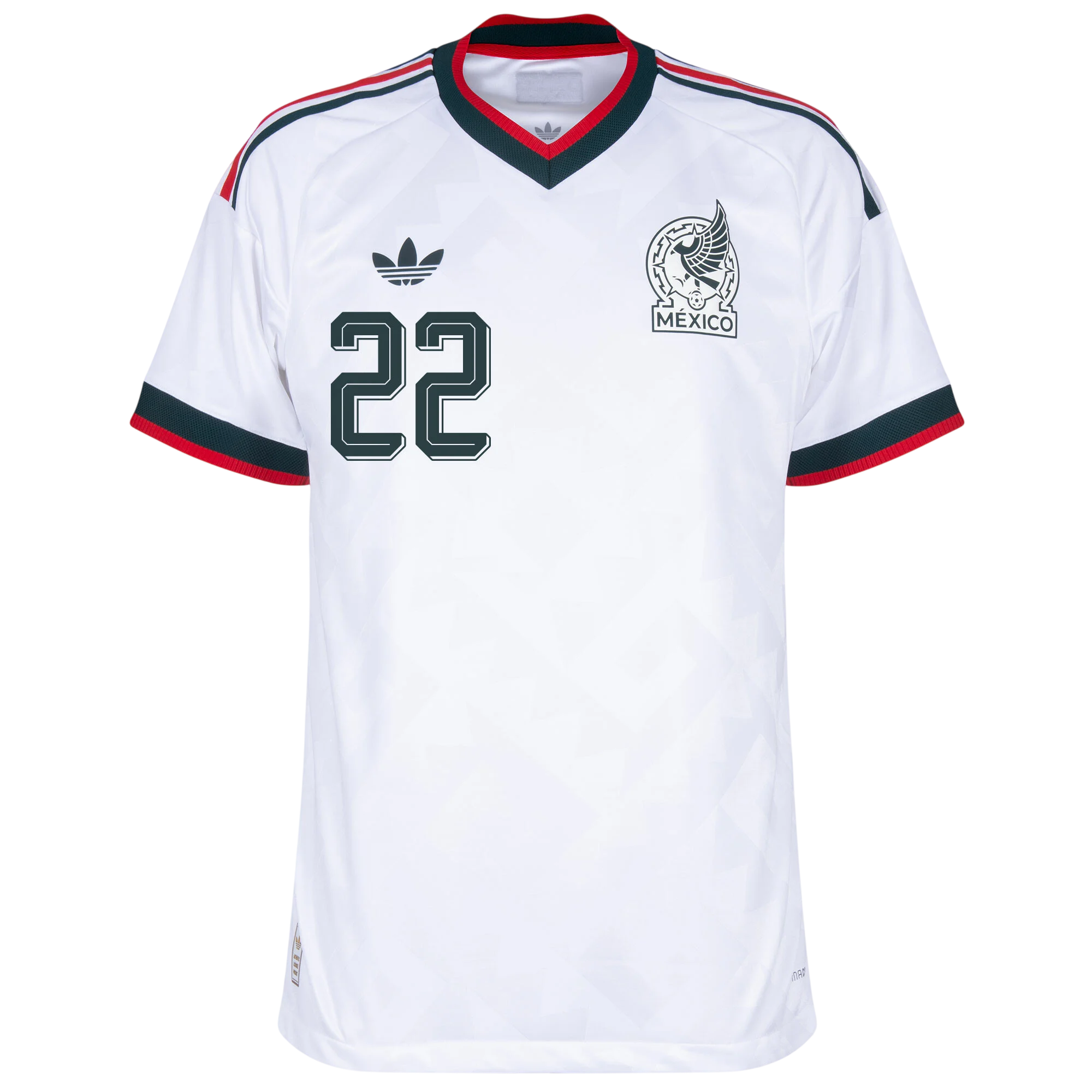 Mexico H.LOZANO #22 Away World Cup 2026 Jersey Player's Version White Men's