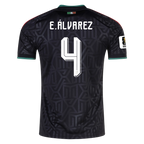 Mexico E. ALVAREZ #4 Third World Cup 2026 Jersey Black Men's