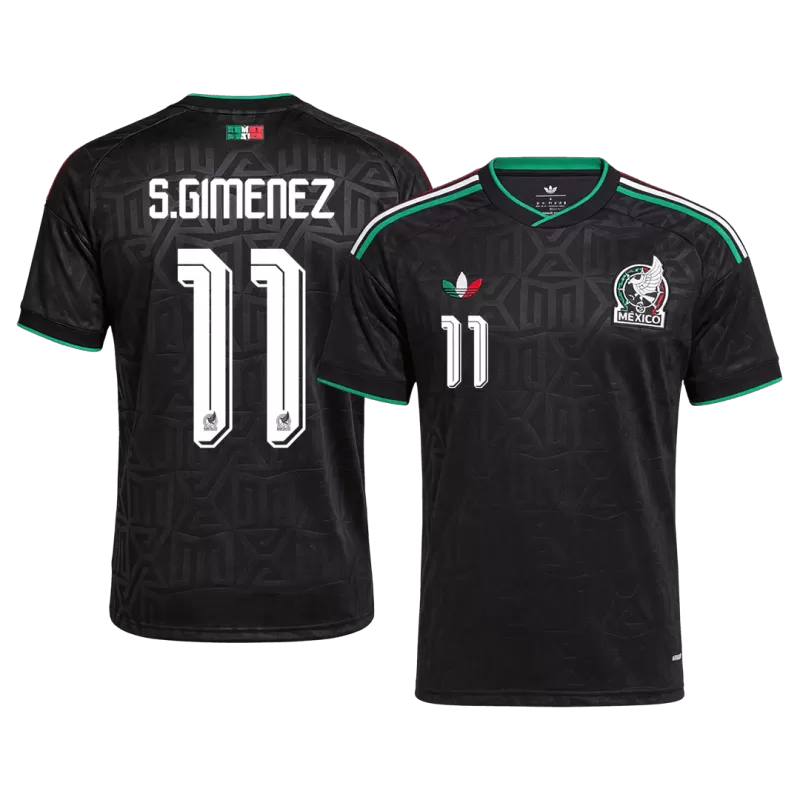 Mexico S. GIMENEZ #11 Third World Cup 2026 Jersey Black Men's