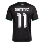Mexico S. GIMENEZ #11 Third World Cup 2026 Jersey Black Men's