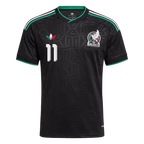 Mexico S. GIMENEZ #11 Third World Cup 2026 Jersey Black Men's