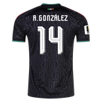 Mexico A. GONZALEZ #14 Third World Cup 2026 Jersey Black Men's