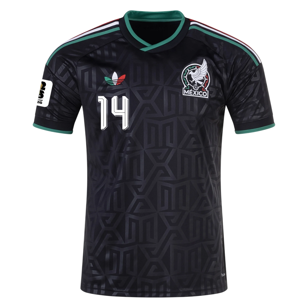 Mexico A. GONZALEZ #14 Third World Cup 2026 Jersey Black Men's