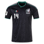 Mexico A. GONZALEZ #14 Third World Cup 2026 Jersey Black Men's