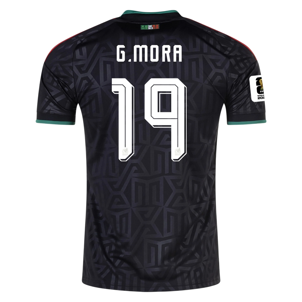 Mexico G. MORA #19 Third World Cup 2026 Jersey Black Men's