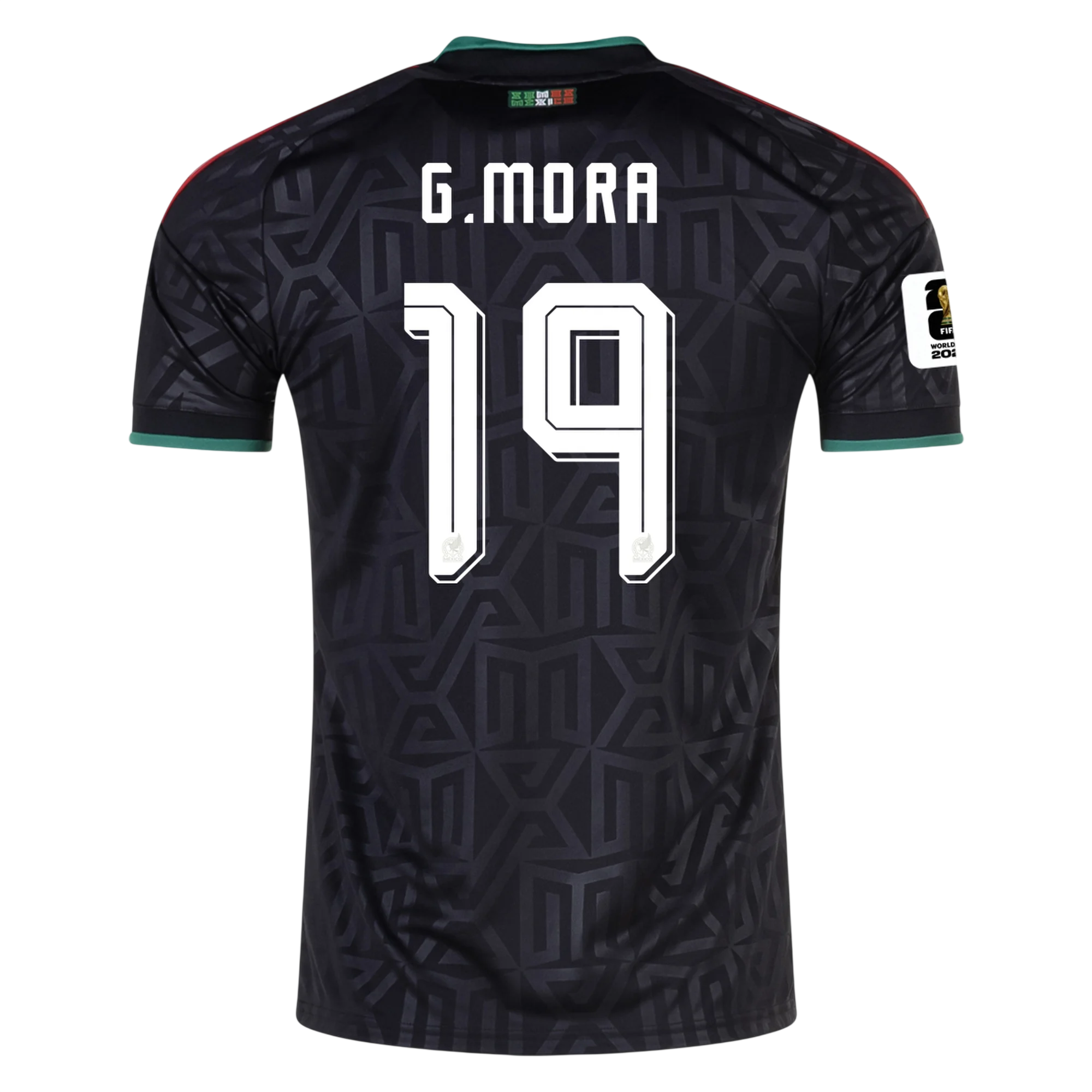 Mexico G. MORA #19 Third World Cup 2026 Jersey Black Men's