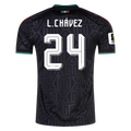 Mexico L. CHAVEZ #24 Third World Cup 2026 Jersey Black Men's