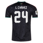 Mexico L. CHAVEZ #24 Third World Cup 2026 Jersey Black Men's