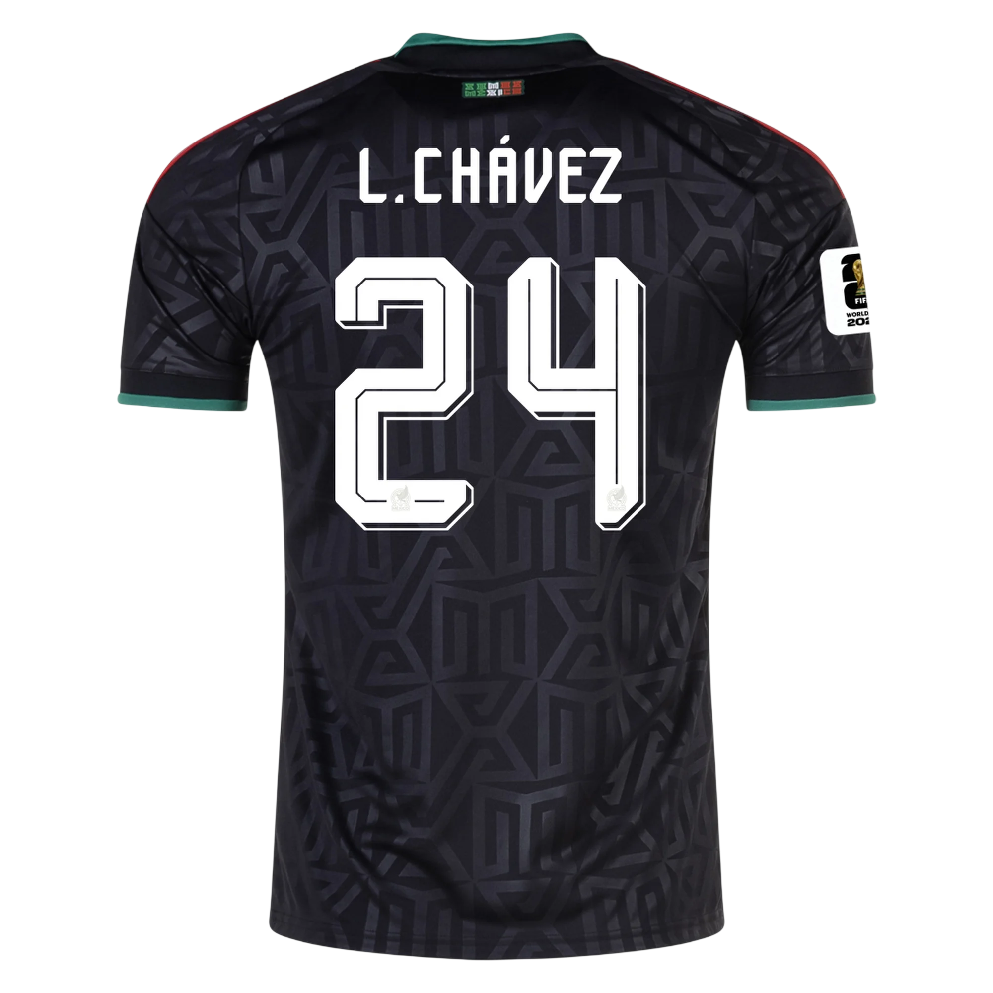 Mexico L. CHAVEZ #24 Third World Cup 2026 Jersey Black Men's