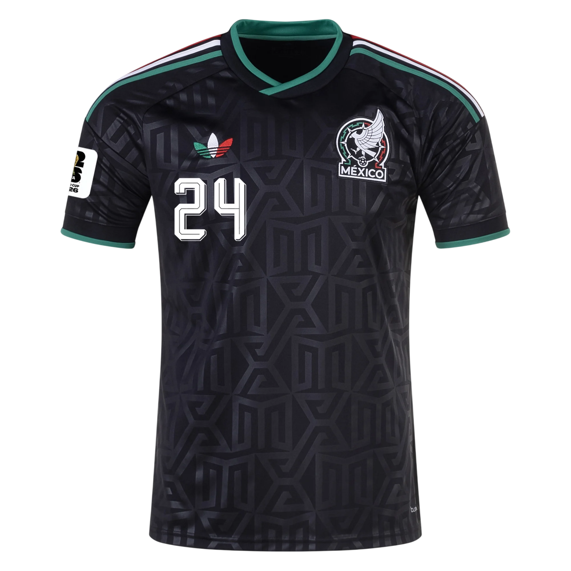 Mexico L. CHAVEZ #24 Third World Cup 2026 Jersey Black Men's