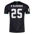 Mexico R. ALVARADO #25 Third World Cup 2026 Jersey Black Men's