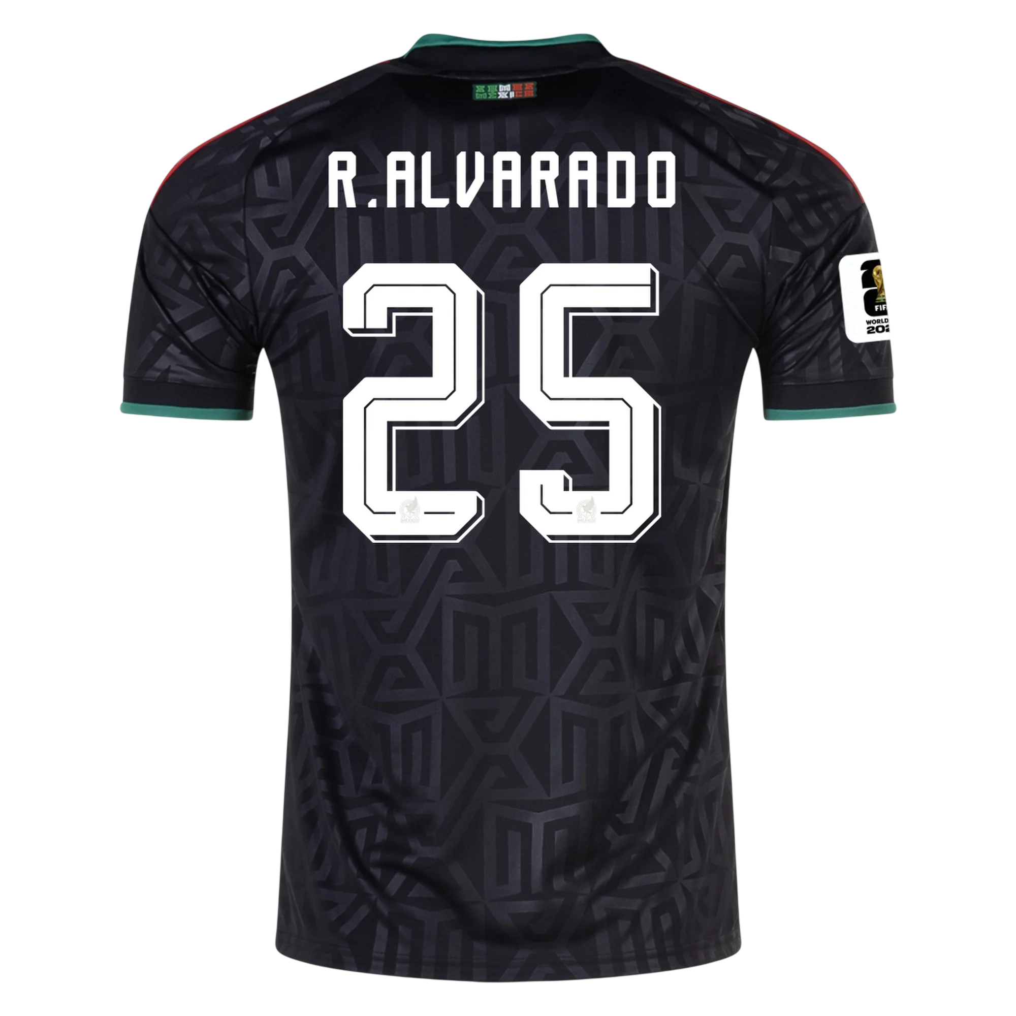Mexico R. ALVARADO #25 Third World Cup 2026 Jersey Black Men's