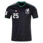 Mexico R. ALVARADO #25 Third World Cup 2026 Jersey Black Men's