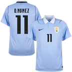 Uruguay D.NUNEZ #11 Home World Cup 2026 Jersey Light Blue Men's