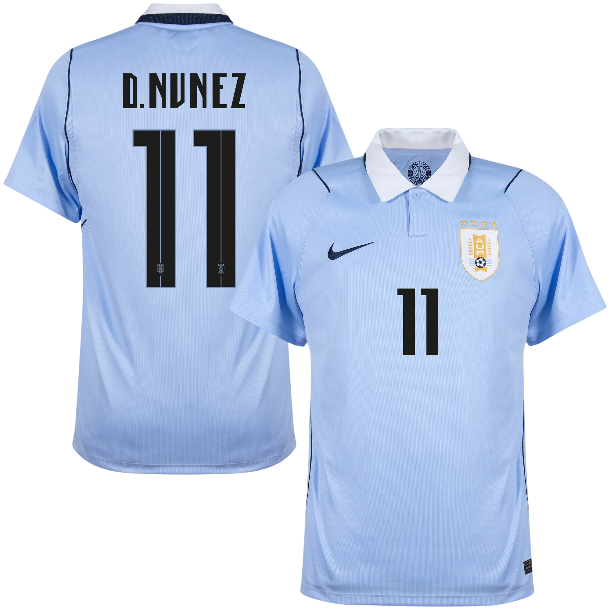 Uruguay D.NUNEZ #11 Home World Cup 2026 Jersey Light Blue Men's