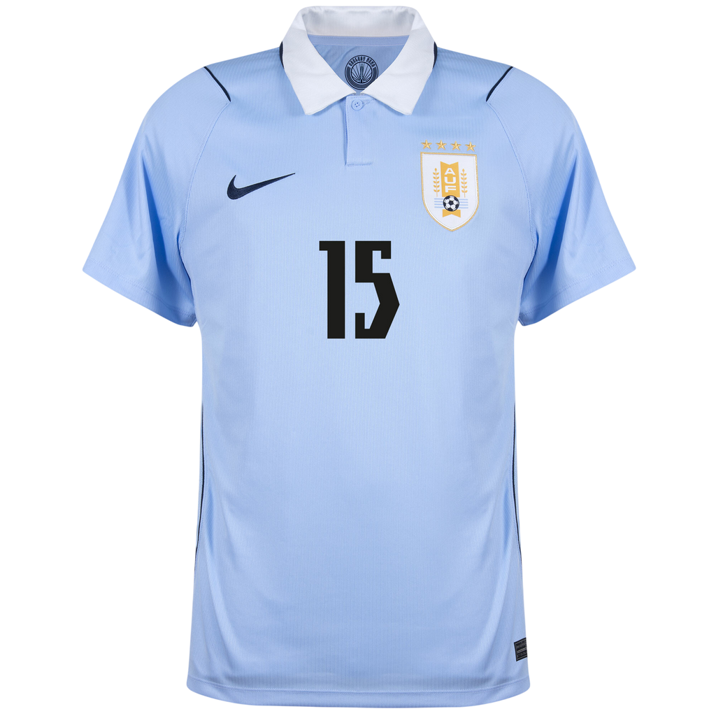 Uruguay F.VALVERDE #15 Home World Cup 2026 Jersey Light Blue Men's