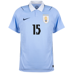 Uruguay F.VALVERDE #15 Home World Cup 2026 Jersey Light Blue Men's
