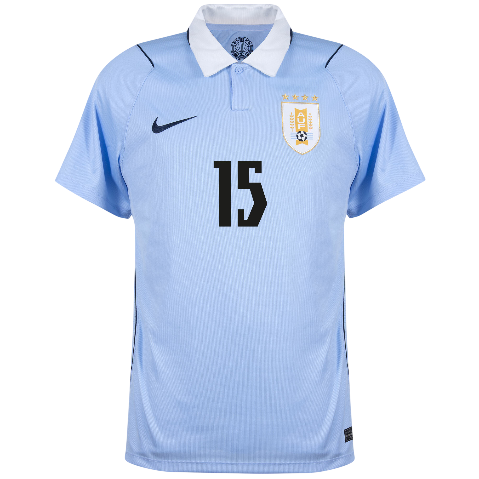 Uruguay F.VALVERDE #15 Home World Cup 2026 Jersey Light Blue Men's