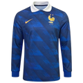 France Home World Cup 2026 Long Sleeve Jersey Blue Men's